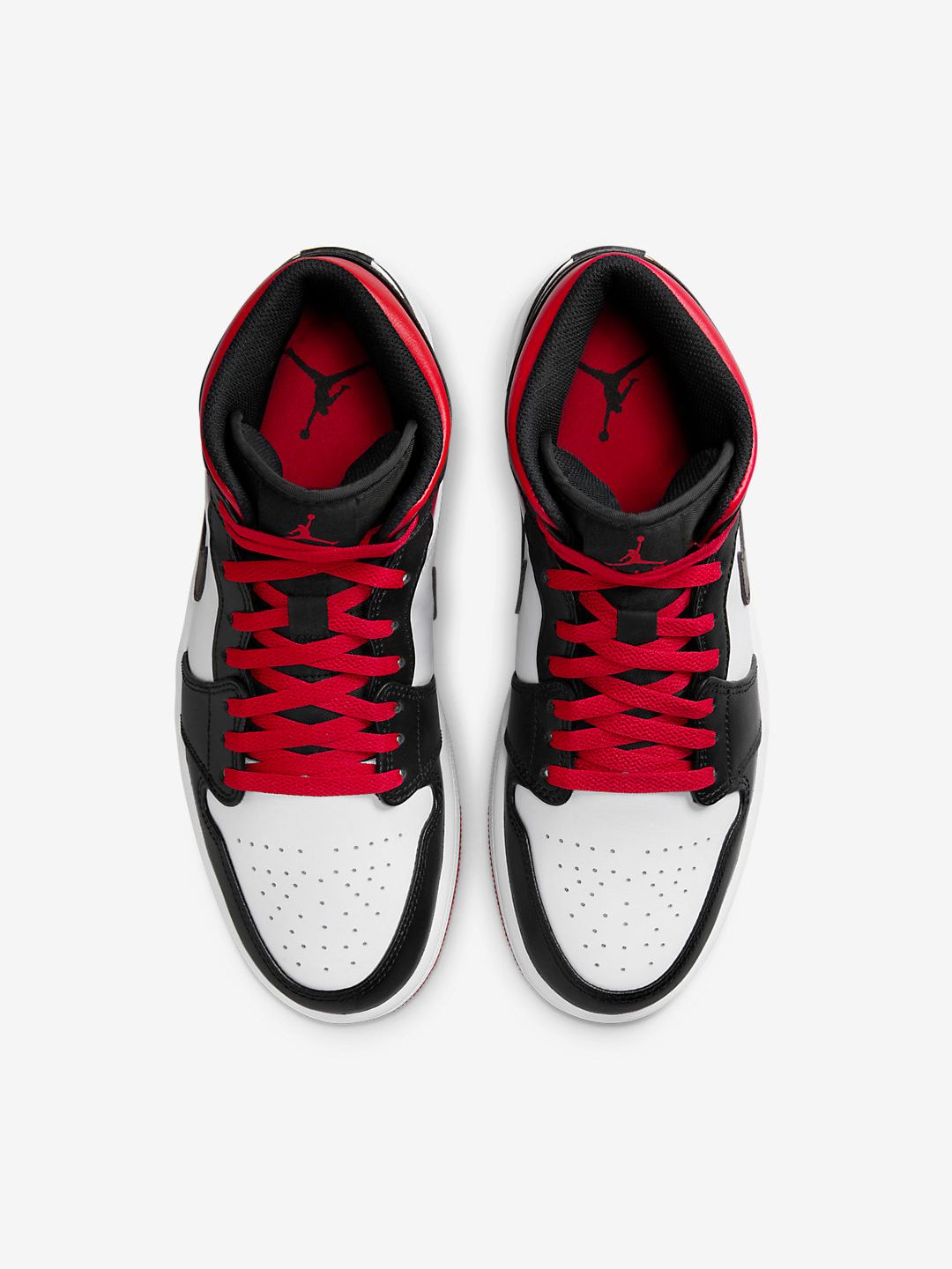 Air Jordan 1 Mid Gym Red Black Toe - Image 4