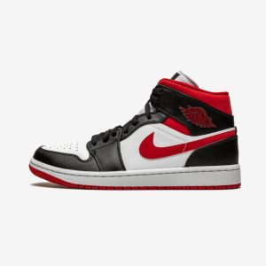 Air Jordan 1 Mid Gym Red Black White