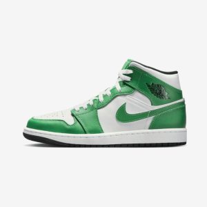 Air Jordan 1 Mid Lucky Green