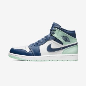 Air Jordan 1 Mid Mystic Navy Mint Foam