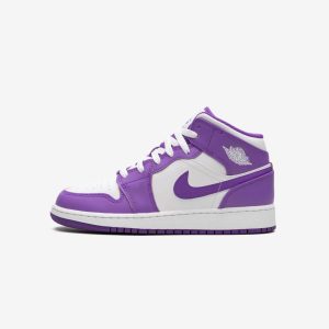Air Jordan 1 Mid Purple Venom (GS)