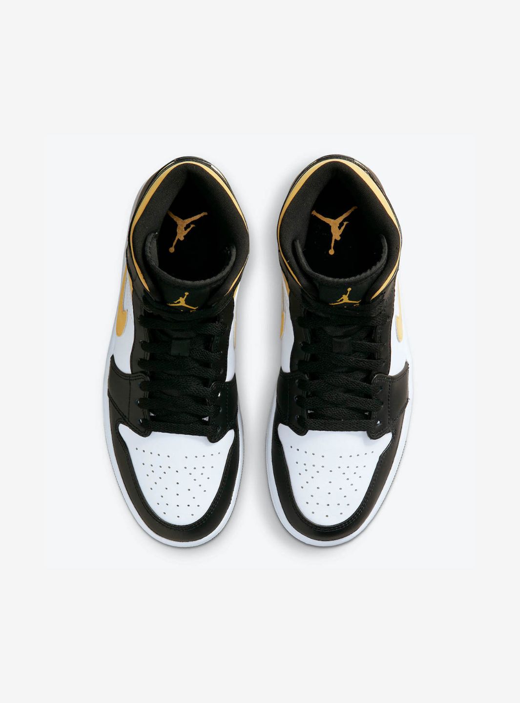 Air Jordan 1 Mid White Pollen Black - Image 4