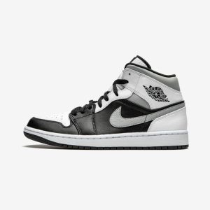 Air Jordan 1 Mid White Shadow