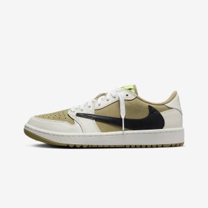 Air Jordan 1 Retro Low Golf Travis Scott Neutral Olive