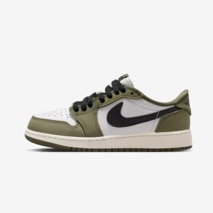 Air Jordan 1 Retro Low OG Medium Olive (GS)