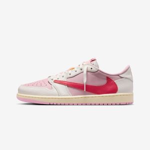 Air Jordan 1 Retro Low OG SP Travis Scott Sail Tropical Pink