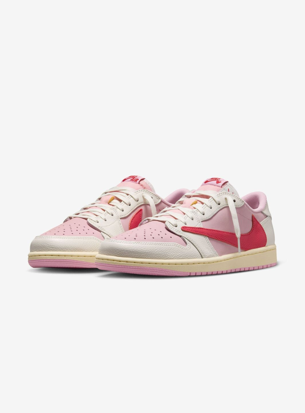 Air Jordan 1 Retro Low OG SP Travis Scott Sail Tropical Pink - 图片 2