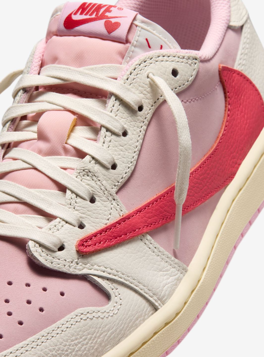 Air Jordan 1 Retro Low OG SP Travis Scott Sail Tropical Pink - 图片 6