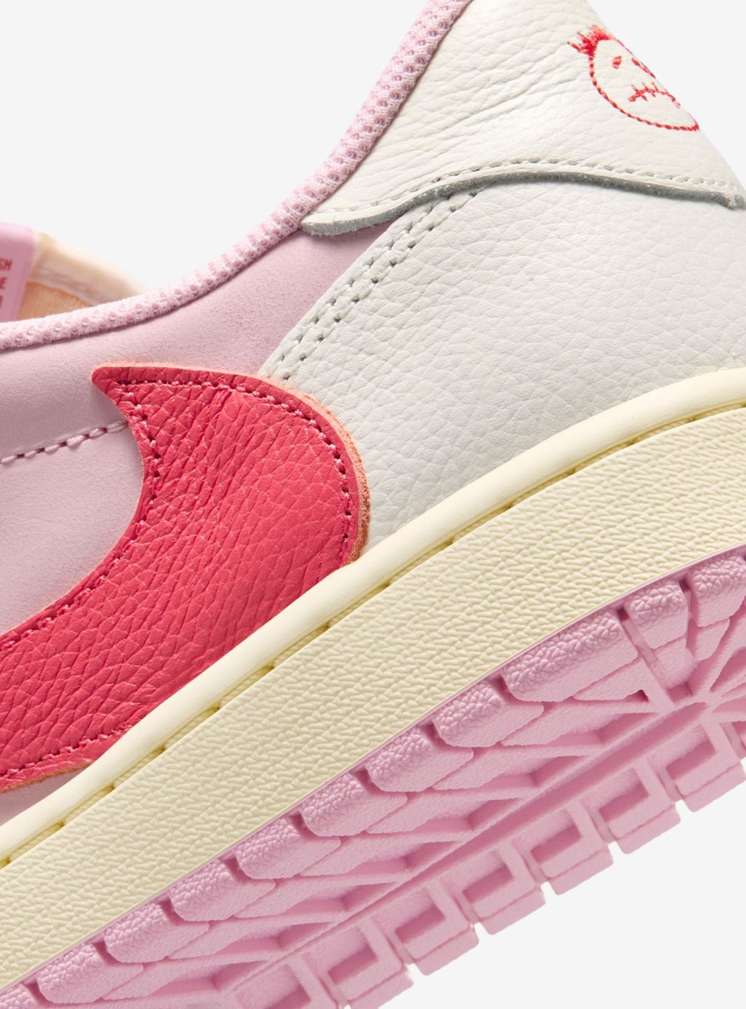 Air Jordan 1 Retro Low OG SP Travis Scott Sail Tropical Pink - 图片 7
