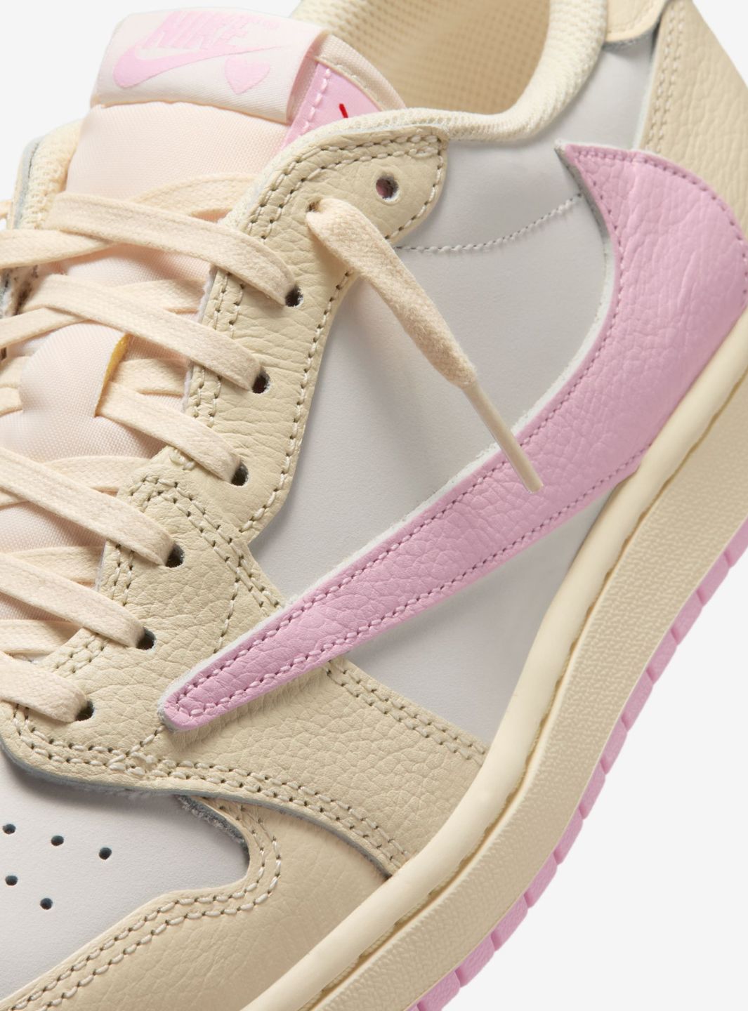 Air Jordan 1 Retro Low OG SP Travis Scott Shy Pink - 图片 7