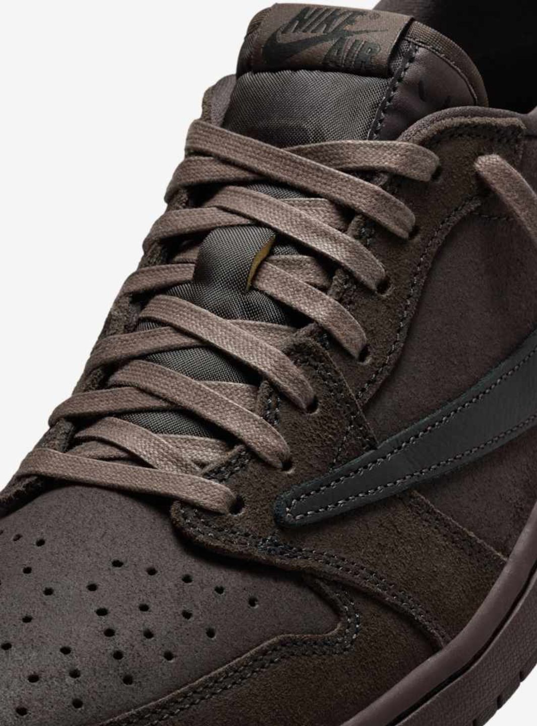 Air Jordan 1 Retro Low OG SP Travis Scott Velvet Brown - 图片 3