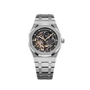 Audemars Piguet Royal Oak 15407ST.OO.1220ST.01 Double Balance Wheel Stainless Steel Openworked Dial