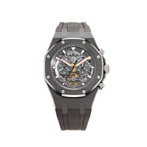 Audemars Piguet Royal Oak 26347TI.GG.D004CA.01 Tourbillon Chronograph Titanium Openworked Dial Boutique Only Edition