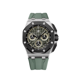 Audemars Piguet Royal Oak Offshore 26420IO.OO.A402CA.01 Chronograph Titanium Black Ceramic Khaki Dial (2026)