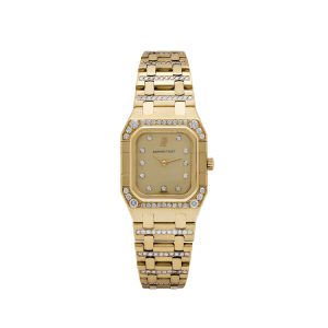 Audemars Piguet Royal Oak Rectangular 6015BA Vintage 'Ladies' Yellow Gold Diamond-Set Quartz (1982)