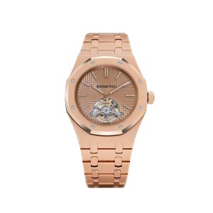 Audemars Piguet Royal Oak Tourbillon 26515OR.OO.1220OR.01 Extra-Thin Rose Gold Pink-Toned Dial Limited Edition of 25