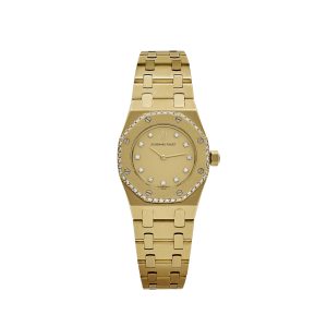 Audemars Piguet Royal Oak Vintage 6164/516 'Ladies' Yellow Gold Champagne Diamond Dial Diamond Bezel