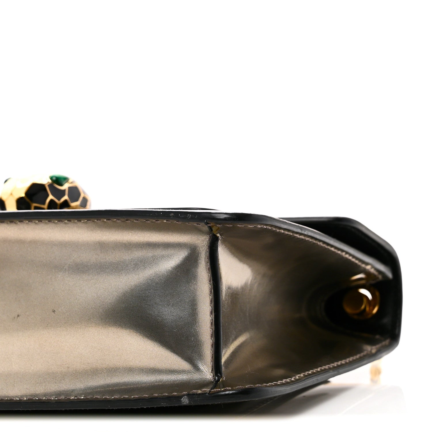 Metallic Serpenti Forever Small Shoulder Bag Silver - Image 9