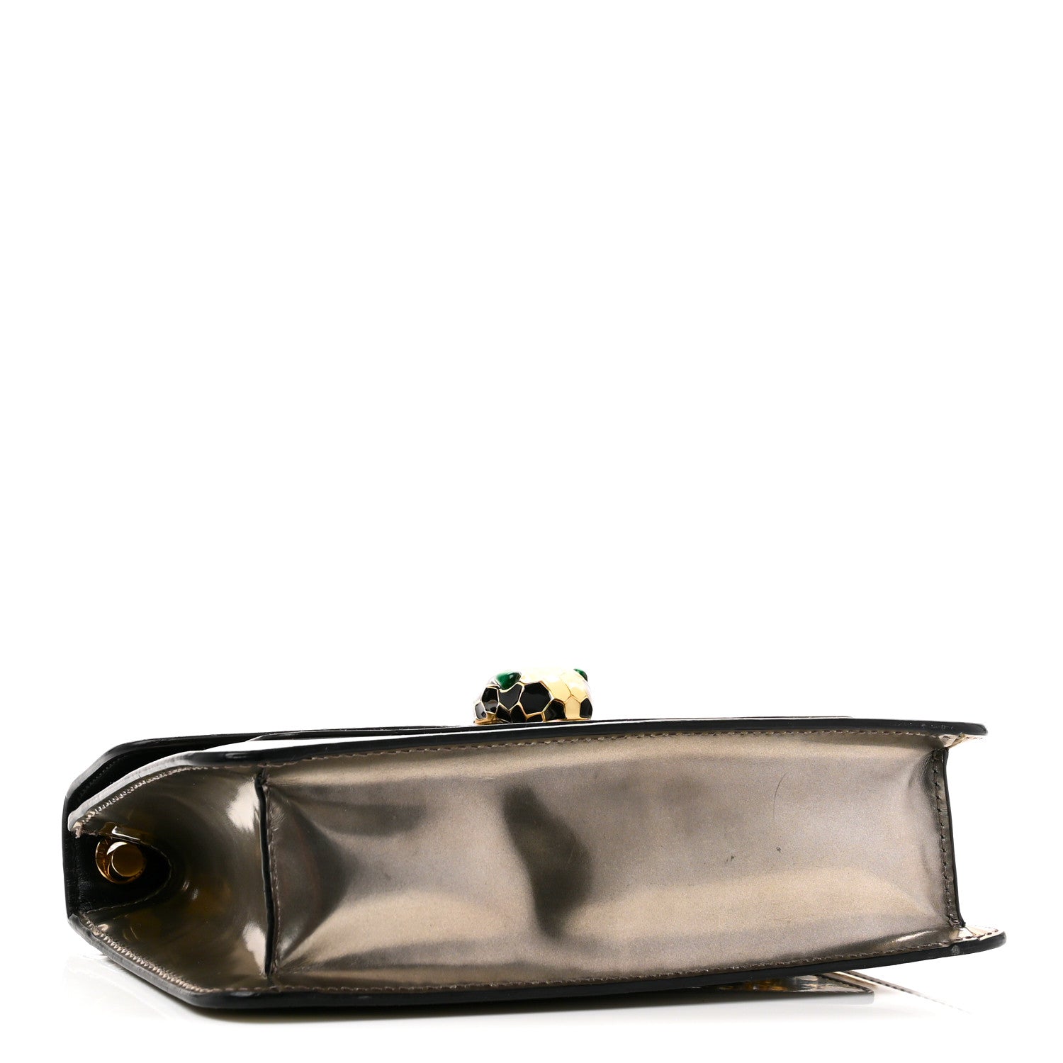 Metallic Serpenti Forever Small Shoulder Bag Silver - Image 4