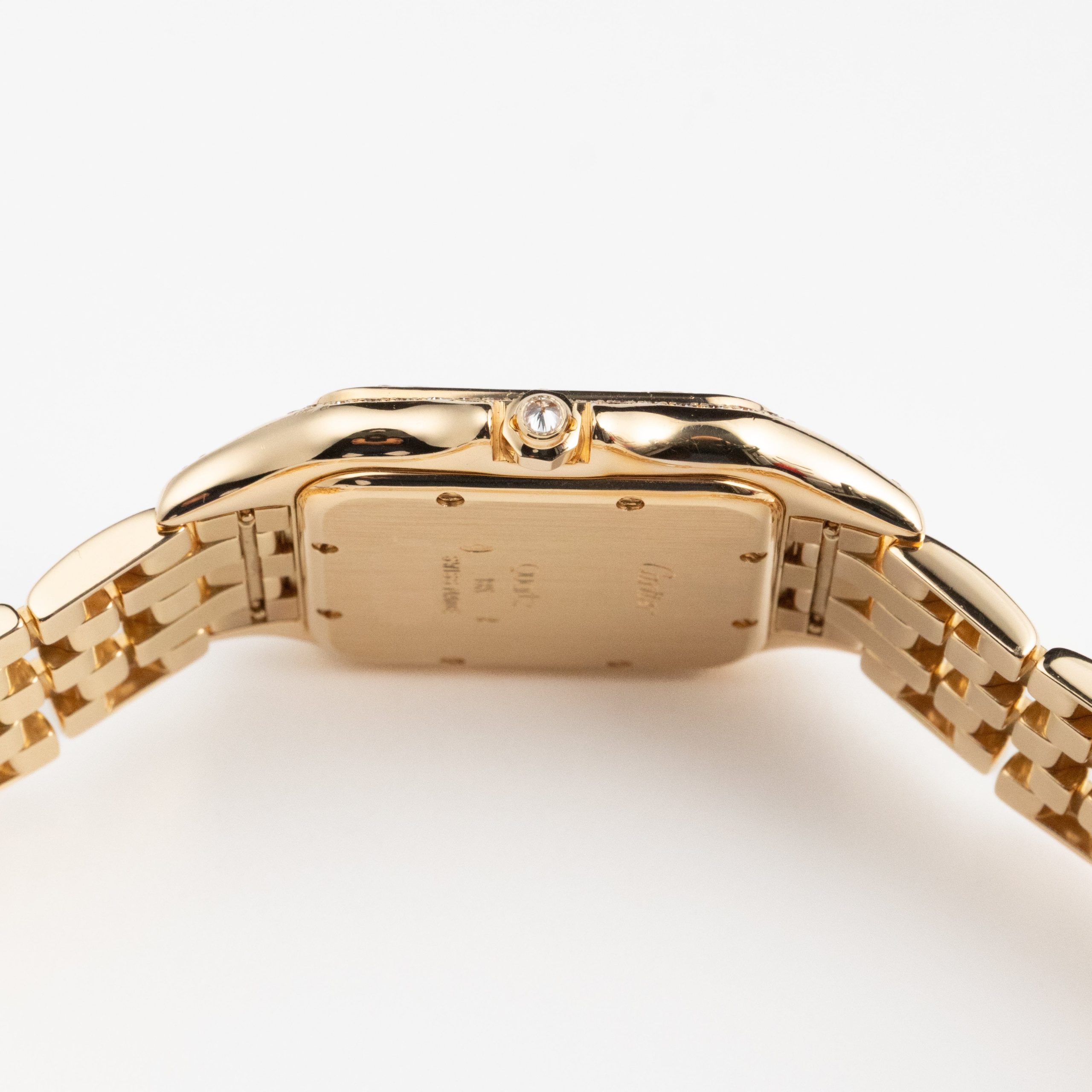 Cartier Panthère 88369 Yellow Gold Diamond-Set Dial Bezel Lugs Quartz - 图片 8