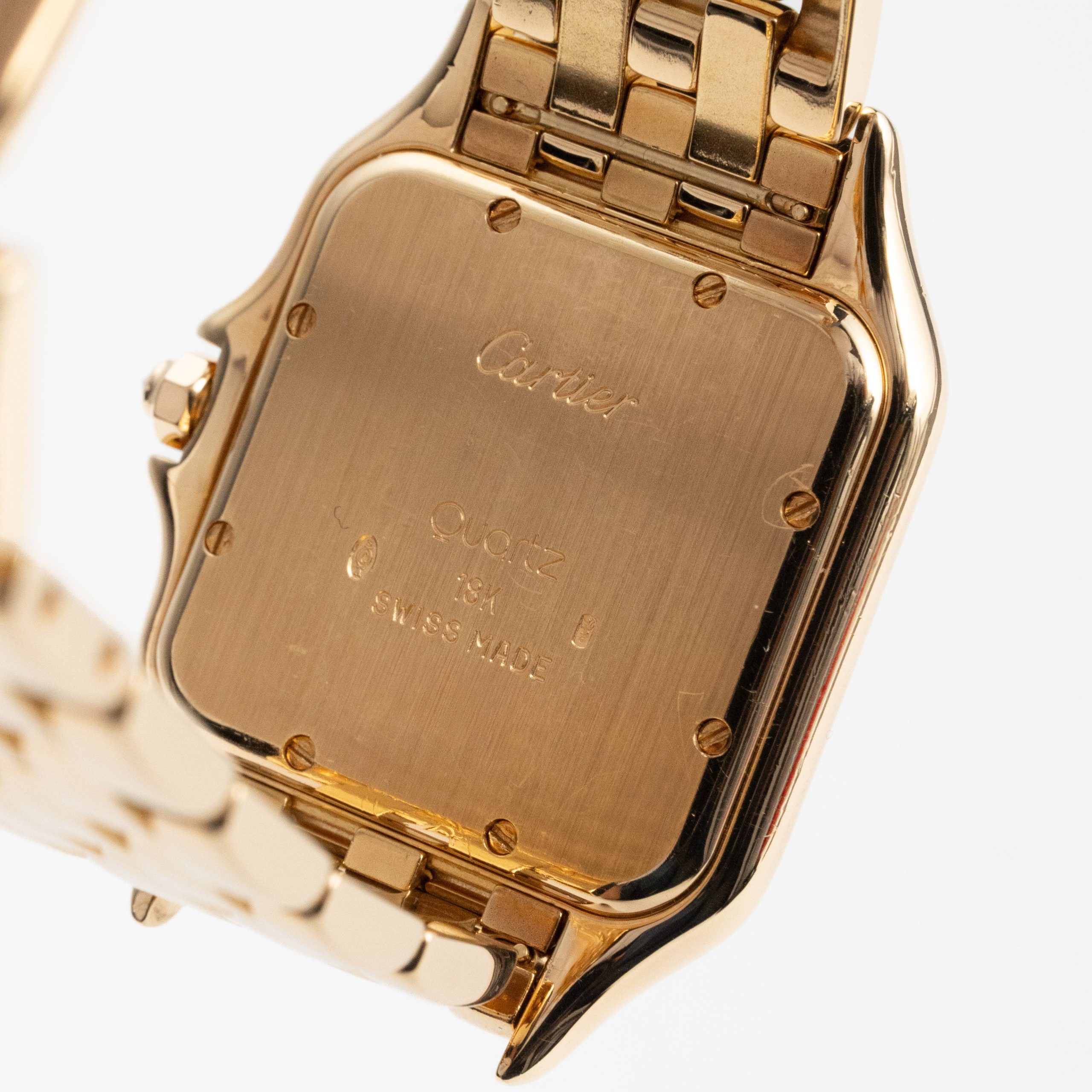 Cartier Panthère 88369 Yellow Gold Diamond-Set Dial Bezel Lugs Quartz - 图片 12