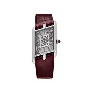 Cartier Tank Asymétrique Large WHTA0023 'Temple Edition' Platinum Skeleton Dial Limited Edition of 60