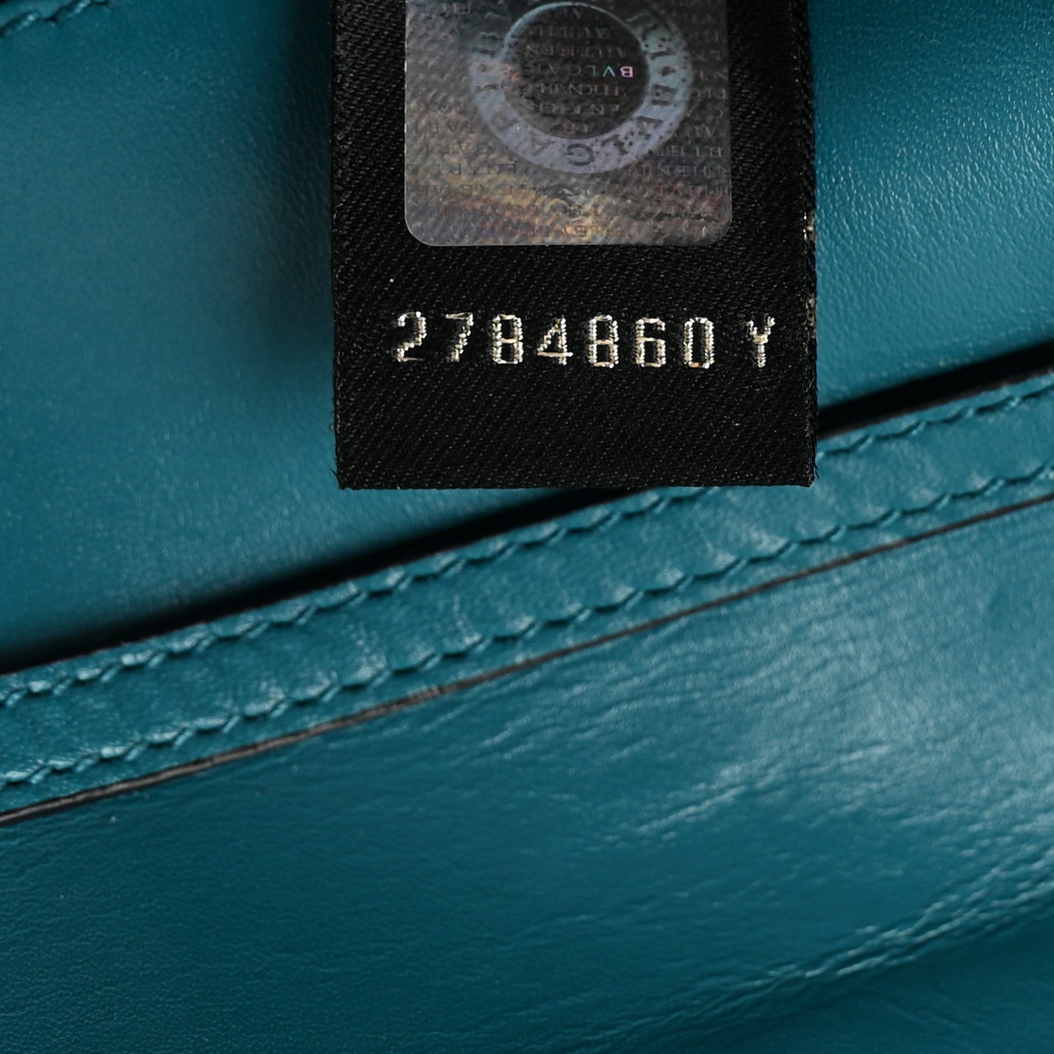 Calfskin Serpenti Forever Chain Wallet Blue - Image 8