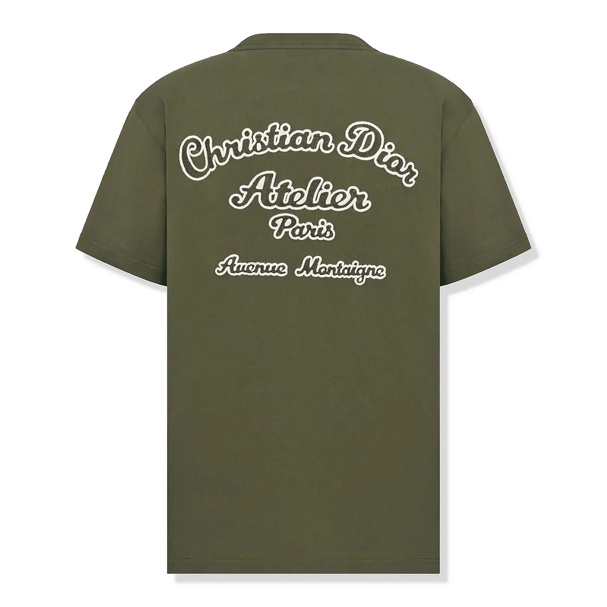 Dior 'Christian Dior Atelier' Relaxed Fit Khaki T Shirt - 图片 3