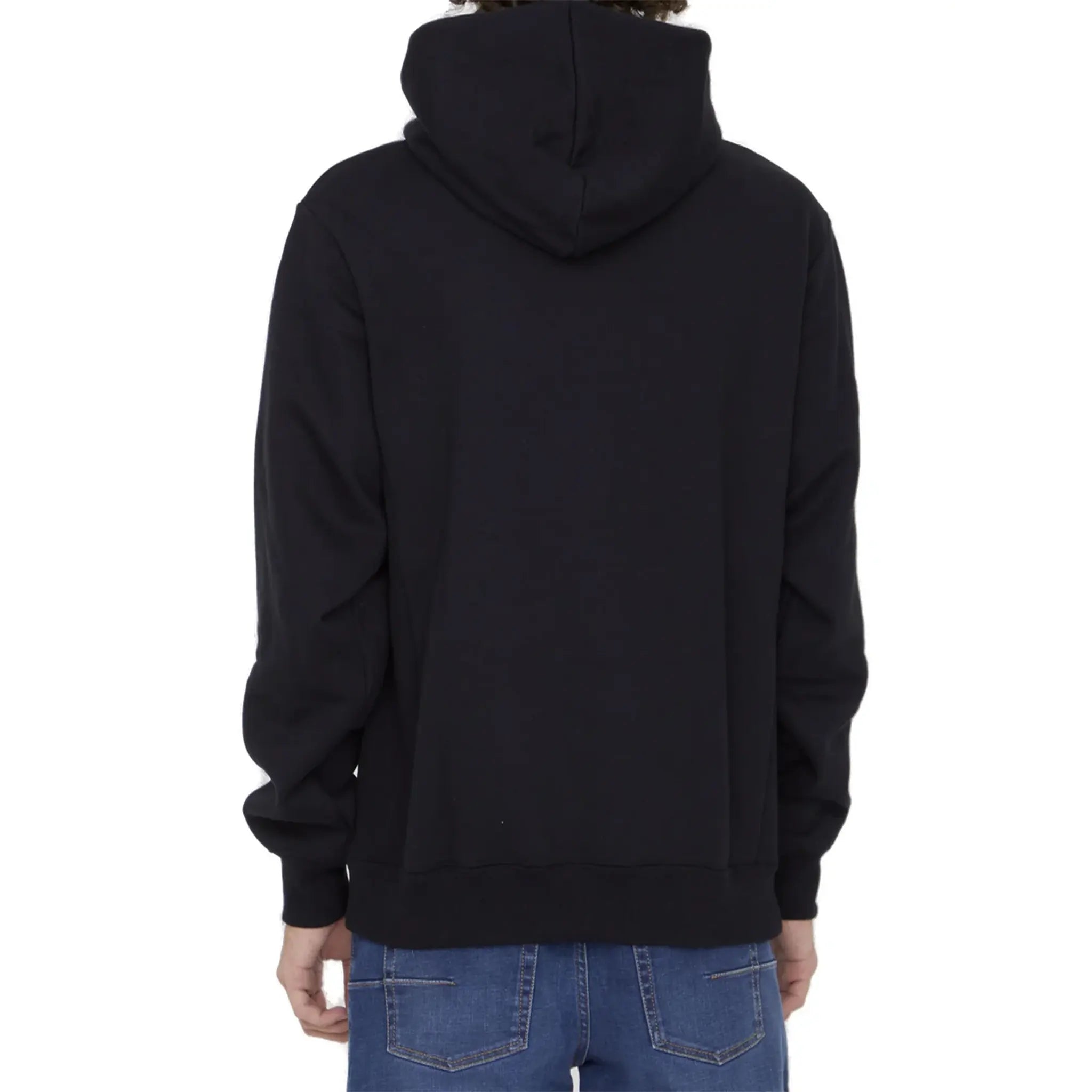 Dior Printed Relaxed Fit Cotton Black Hoodie - 图片 4