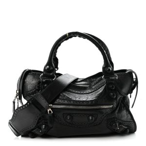 Agneau Giant Brogues Hardware City Black