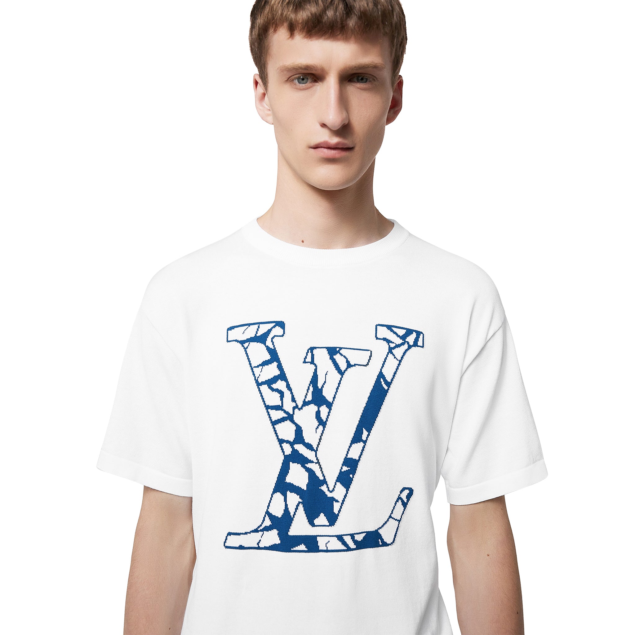 Louis Vuitton LV Ice Milk White Crewneck T Shirt - 图片 3