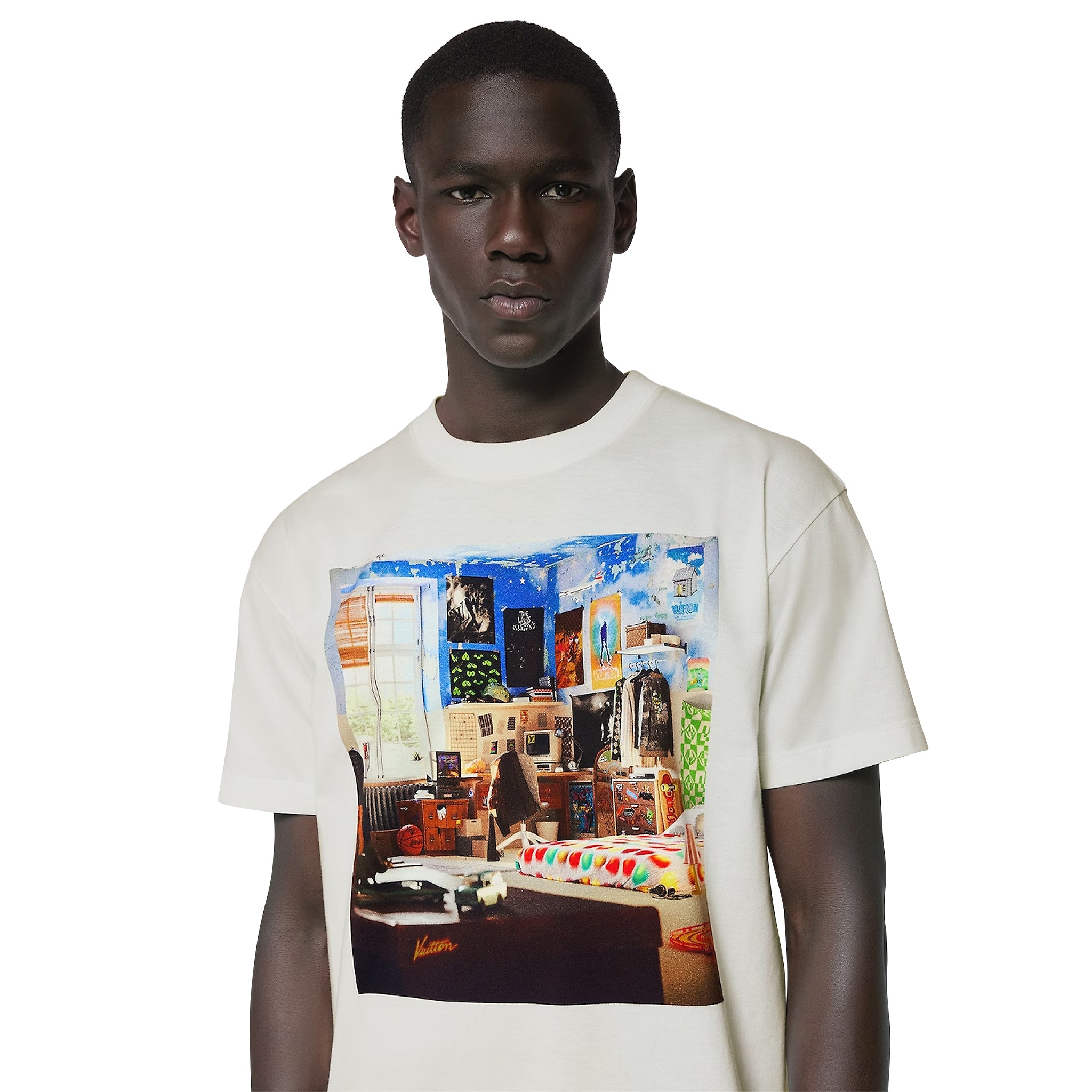 Louis Vuitton LV Teen Bedroom White T Shirt - 图片 4