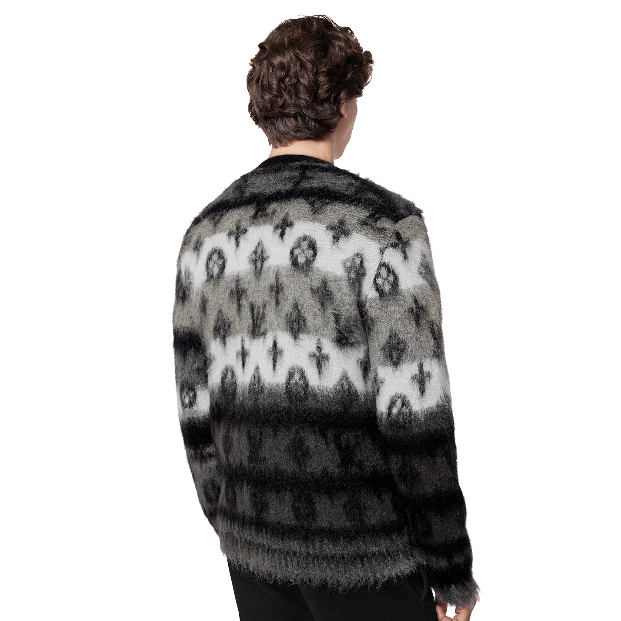 Louis Vuitton Monogram Mohair Multicoloured Cardigan - 图片 2