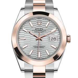2022 Rolex Datejust 36mm Grey Motif Dial on Oyster 126201