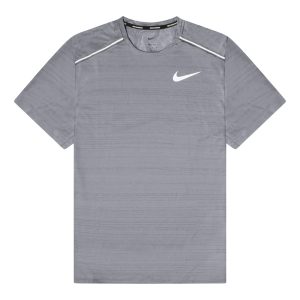 Nike Dri-FIT 1.0 Grey Miler Running T Shirt
