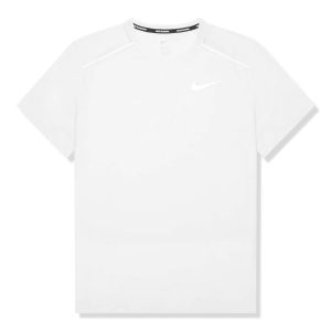 Nike Dri-FIT 1.0 White Miler Running T Shirt