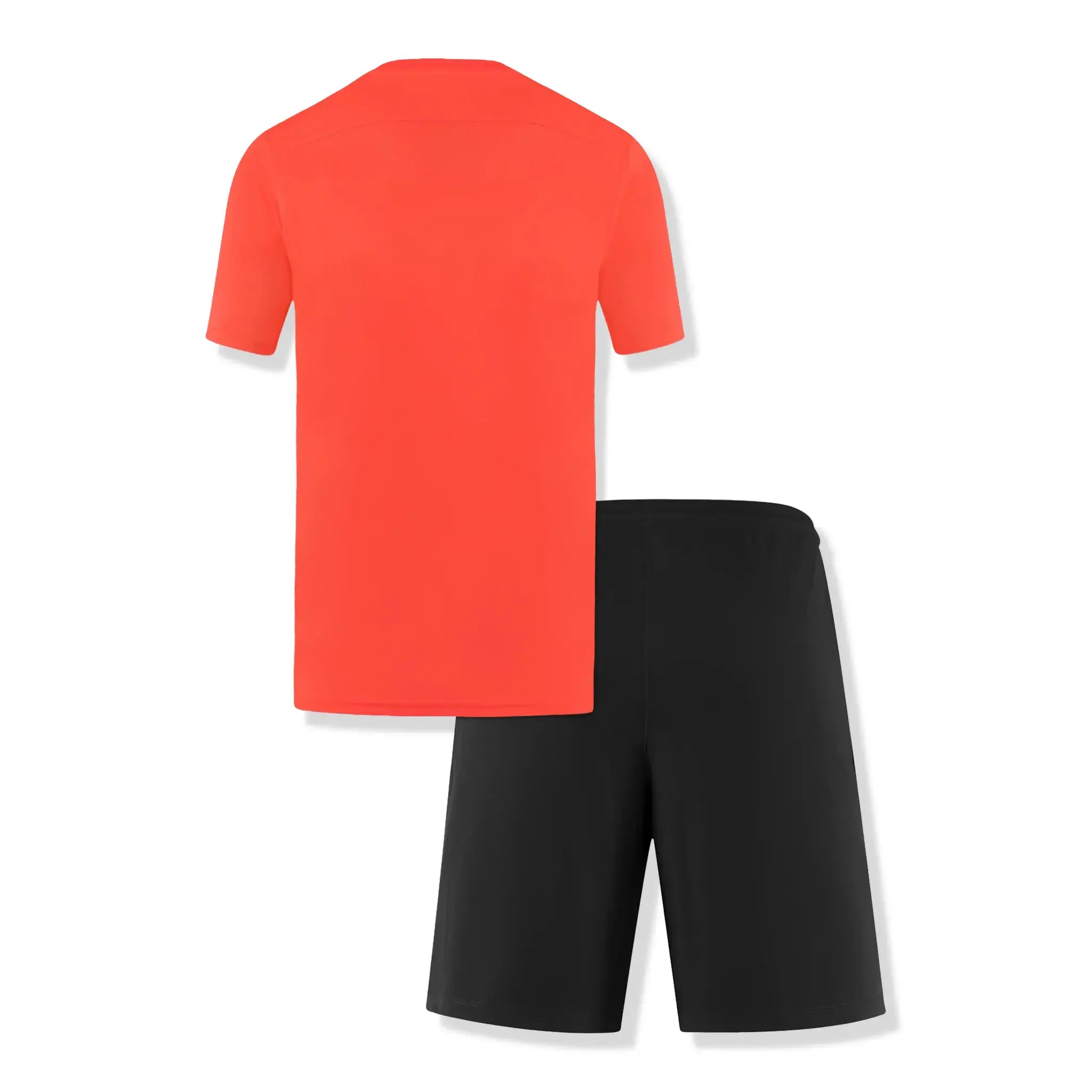 Nike Dri-FIT Park III Bright Crimson Black T Shirt & Shorts - 图片 2