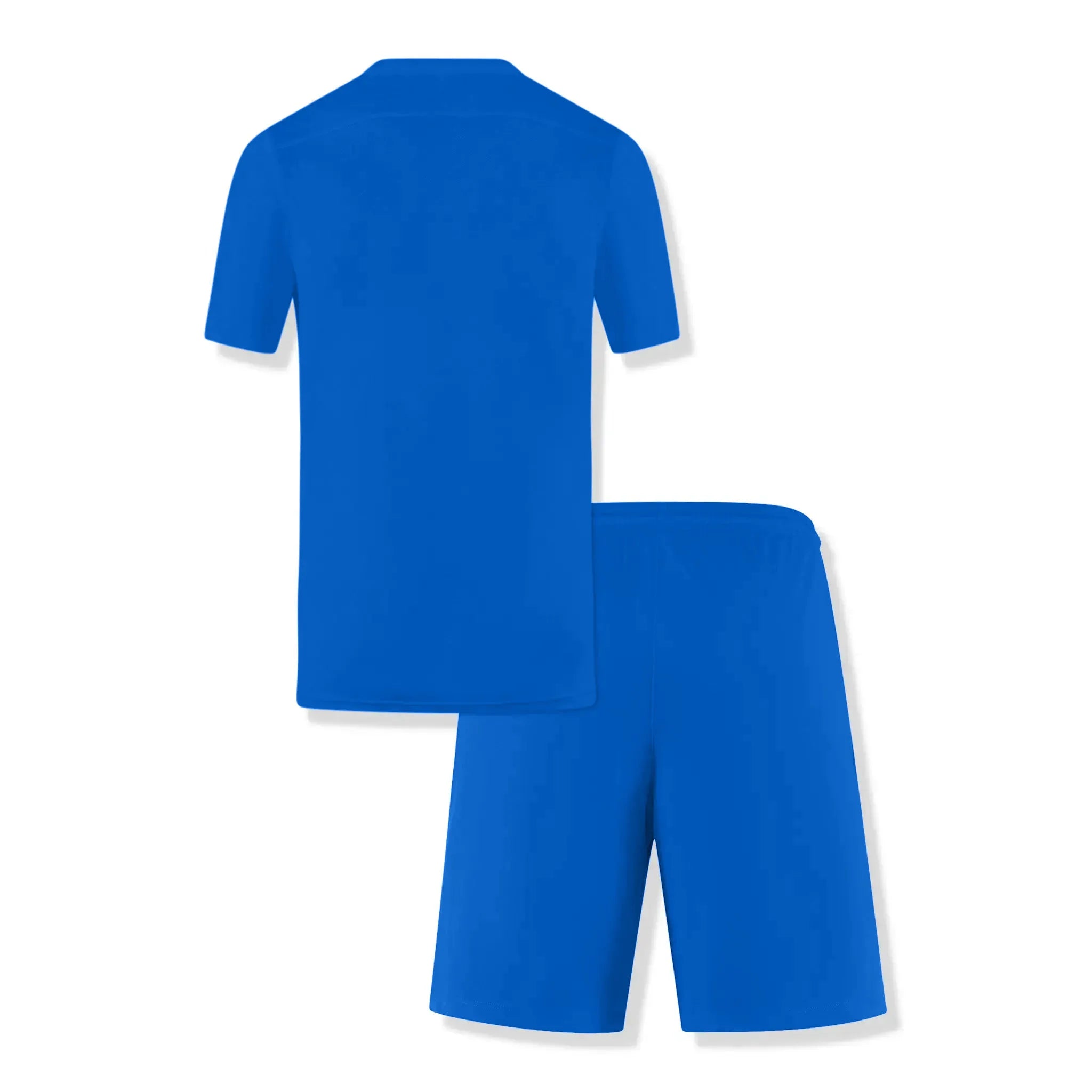 Nike Dri-FIT Park III Royal Blue White T Shirt & Shorts - 图片 2