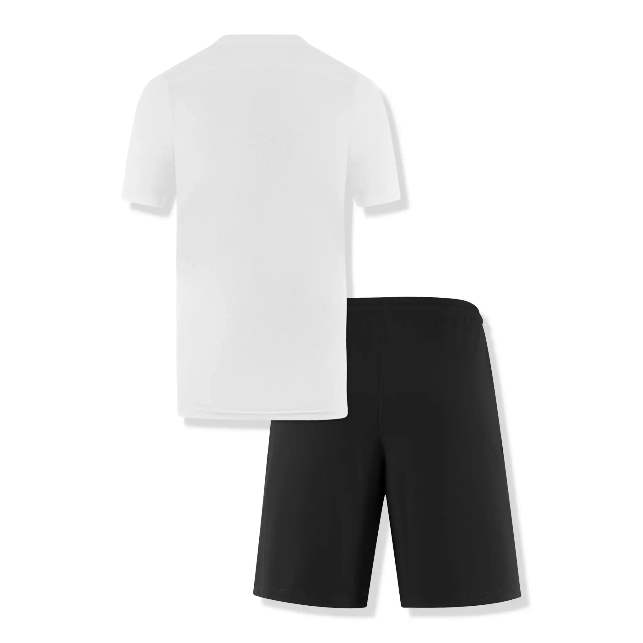 Nike Dri-FIT Park III White Black T Shirt & Shorts - 图片 2