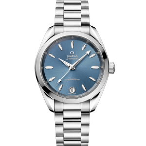 OMEGA Seamaster Aqua Terra 150m Co-Axial Master Chronometer, 34mm with Sea Blue Dial