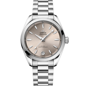 OMEGA Seamaster Aqua Terra 150m Co-Axial Master Chronometer, 34mm with Sandstone Dial