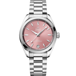 OMEGA Seamaster Aqua Terra 150m Co-Axial Master Chronometer, 34mm with Shell Pink Dial