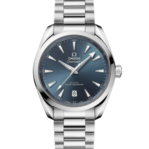 OMEGA Seamaster Aqua Terra 150m Co-Axial Master  Chronometer, 38mm with Blue Dial