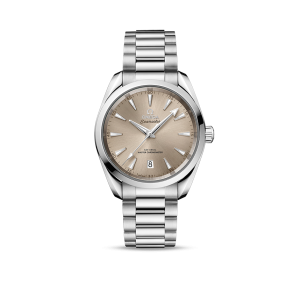 OMEGA Seamaster Aqua Terra 150m Co-Axial Master Chronometer, 38mm with Sandstone Dial
