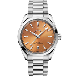 OMEGA Seamaster Aqua Terra 150m Co-Axial Master Chronometer, 38mm with Saffron Dial