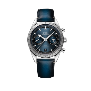 OMEGA Speedmaster '57 Co-Axial Master Chronometer Chronograph, 40.5mm on Blue Strap