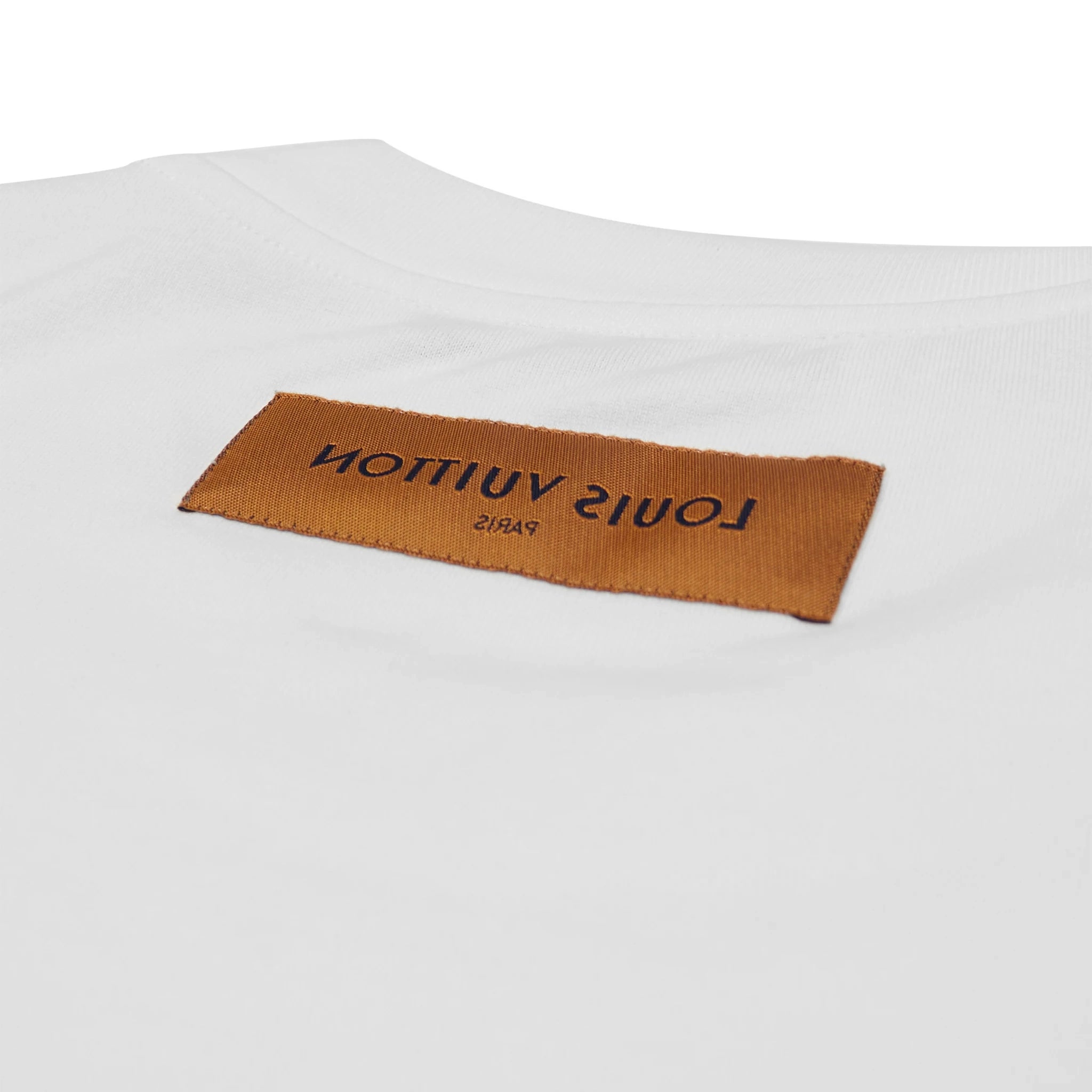 Preloved - Louis Vuitton Monogram Printed Multi White T Shirt - 图片 3