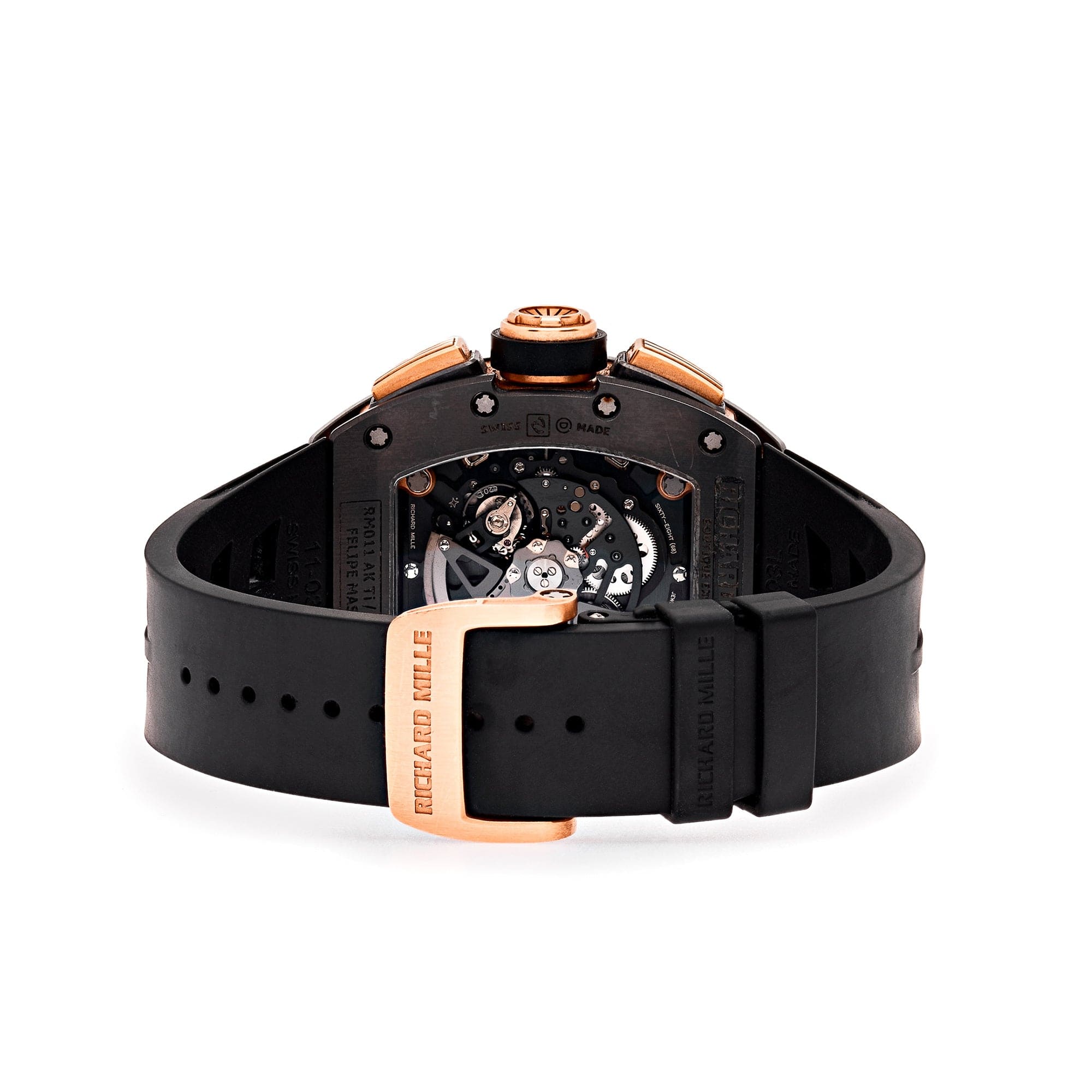 Richard Mille RM 011 Felipe Massa Boutique Exclusive DLC Titanium Rose Gold - 图片 3