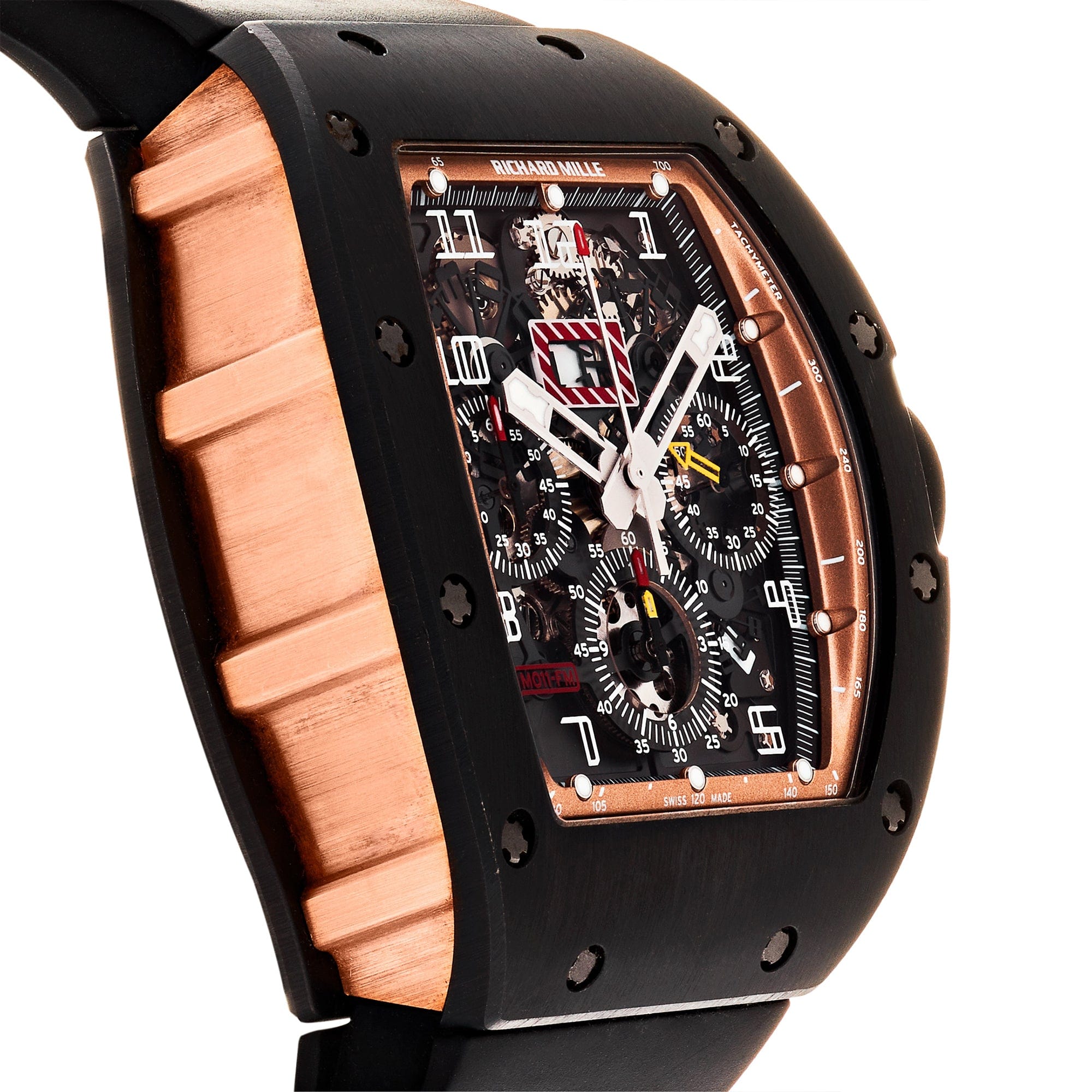 Richard Mille RM 011 Felipe Massa Boutique Exclusive DLC Titanium Rose Gold - 图片 4