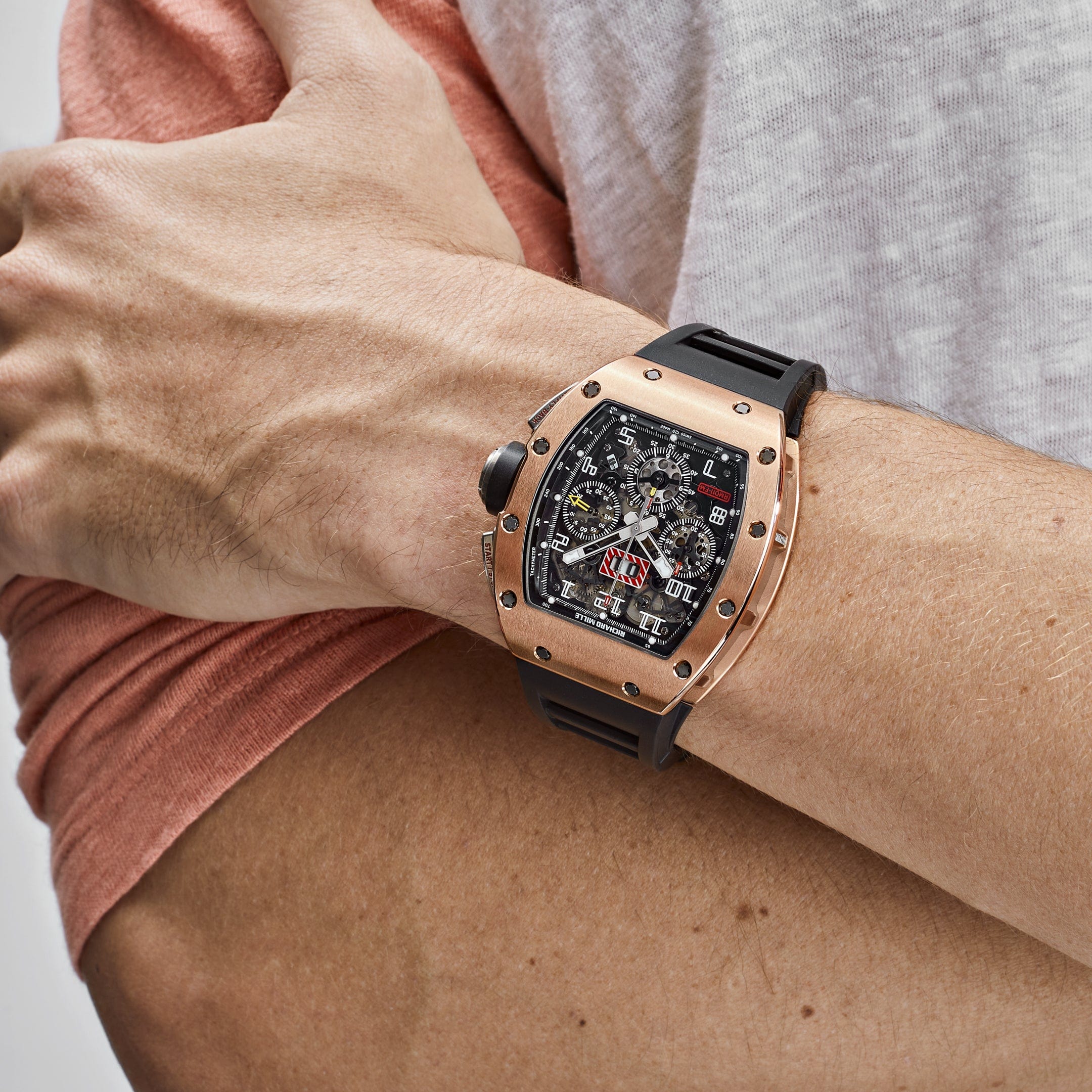 Richard Mille RM 011 Felipe Massa Chronograph Rose Gold Titanium - 图片 2